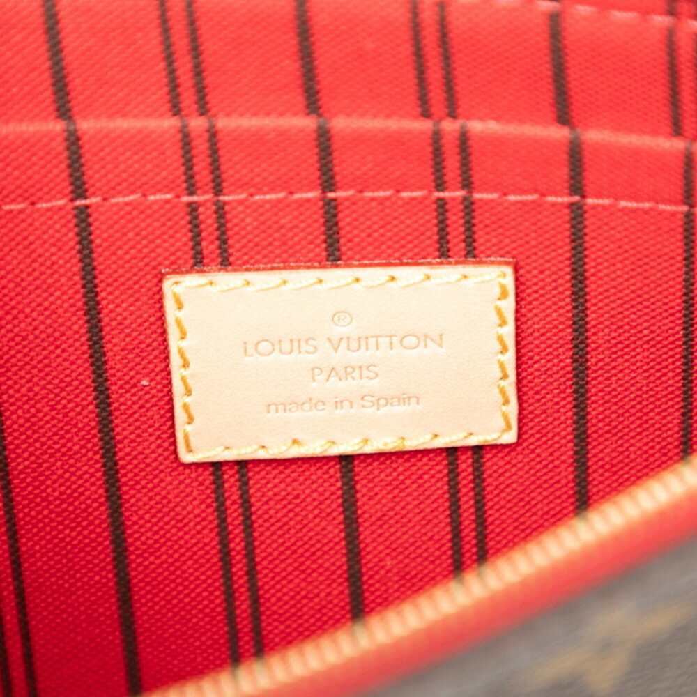 LOUIS VUITTON Brown Monogram Neverfull MM Pouch - Picture 5 of 5